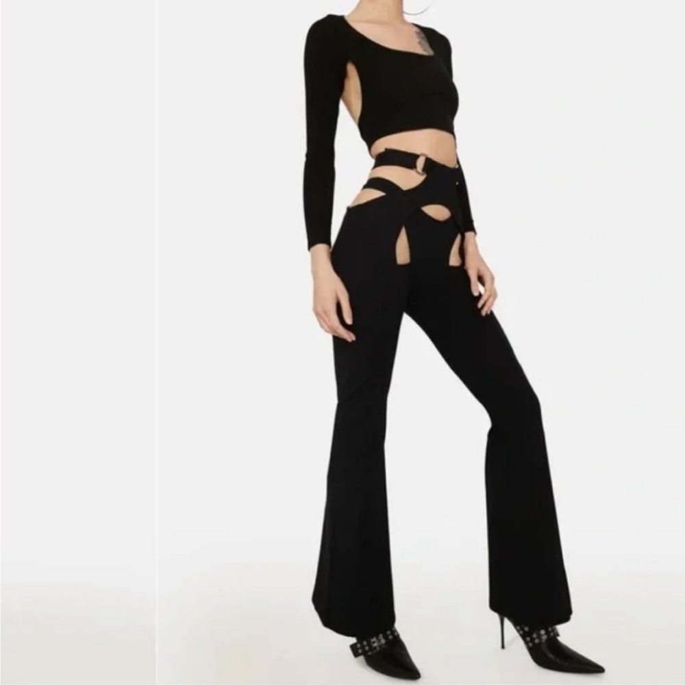 ♥️… LIPT Morph Black Ring Pants